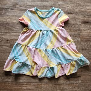 Girls MJ Size 2 Matilda Jane Twirly Rainbows Dress